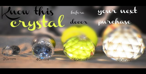 Correct placement diagram of pink crystal ball