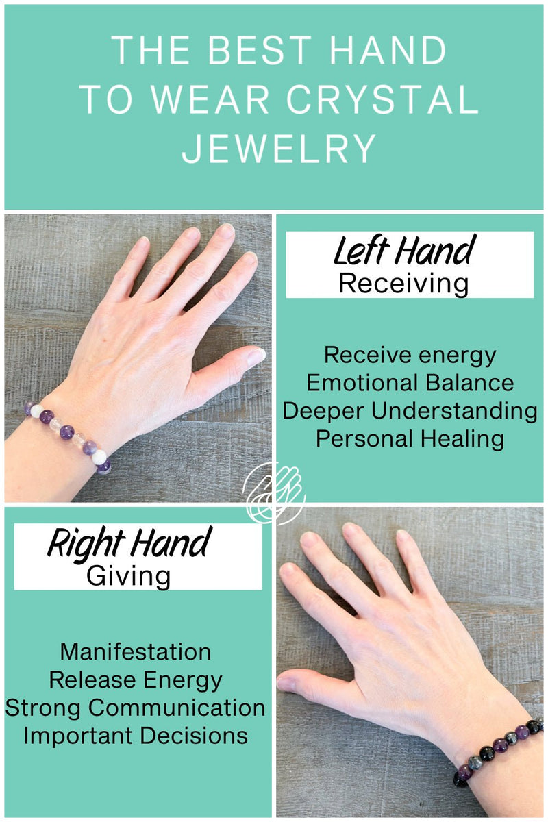 What are the rules for wearing crystals on both hands