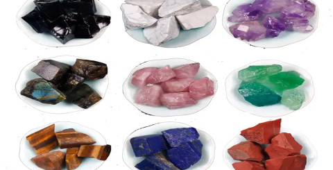 Types of crystal raw stones