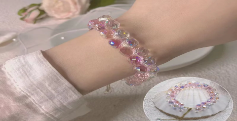 How much does a pink crystal bracelet usually cost