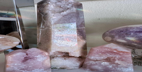 Why should pink crystals be collected as little as possible