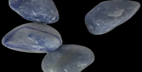 blue quartz crystal