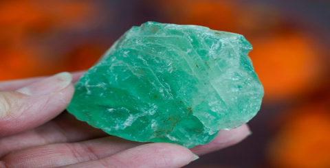 green fluorite stone