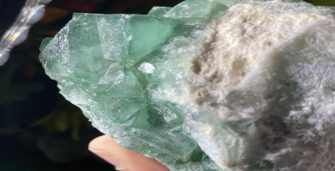 The Enchanting Melody of Rock Sugar Green Fluorite Cubes