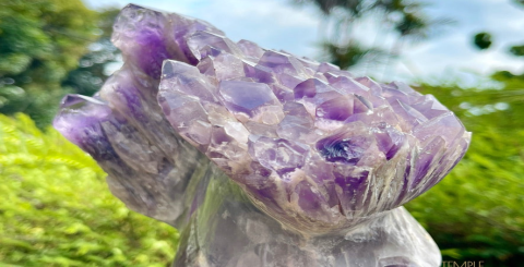 The Water Drop Pendant and Bracelet of the Purple Flame Purple Dragon Crystal, elegantly crafted to embody the essence of the mystical ‘Mysterious Purple Flame Purple Dragon Crystal’, serve as more than just accessories; they are a profound commitment to embracing the enigmatic energy that fuels spiritual awakening and transformation. This unique piece resonates with the power of purple, a color that deeply resonates with the soul, igniting a transformative journey that transcends the ordinary.