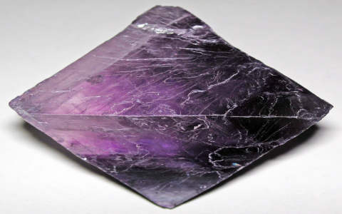 purple fluorite crystal